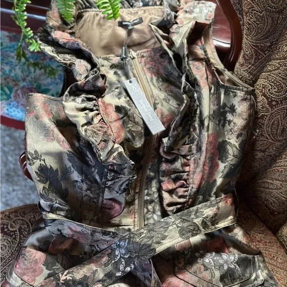 NWT Samuel Dong Jacquard Bubble dress - Picture 8 of 11